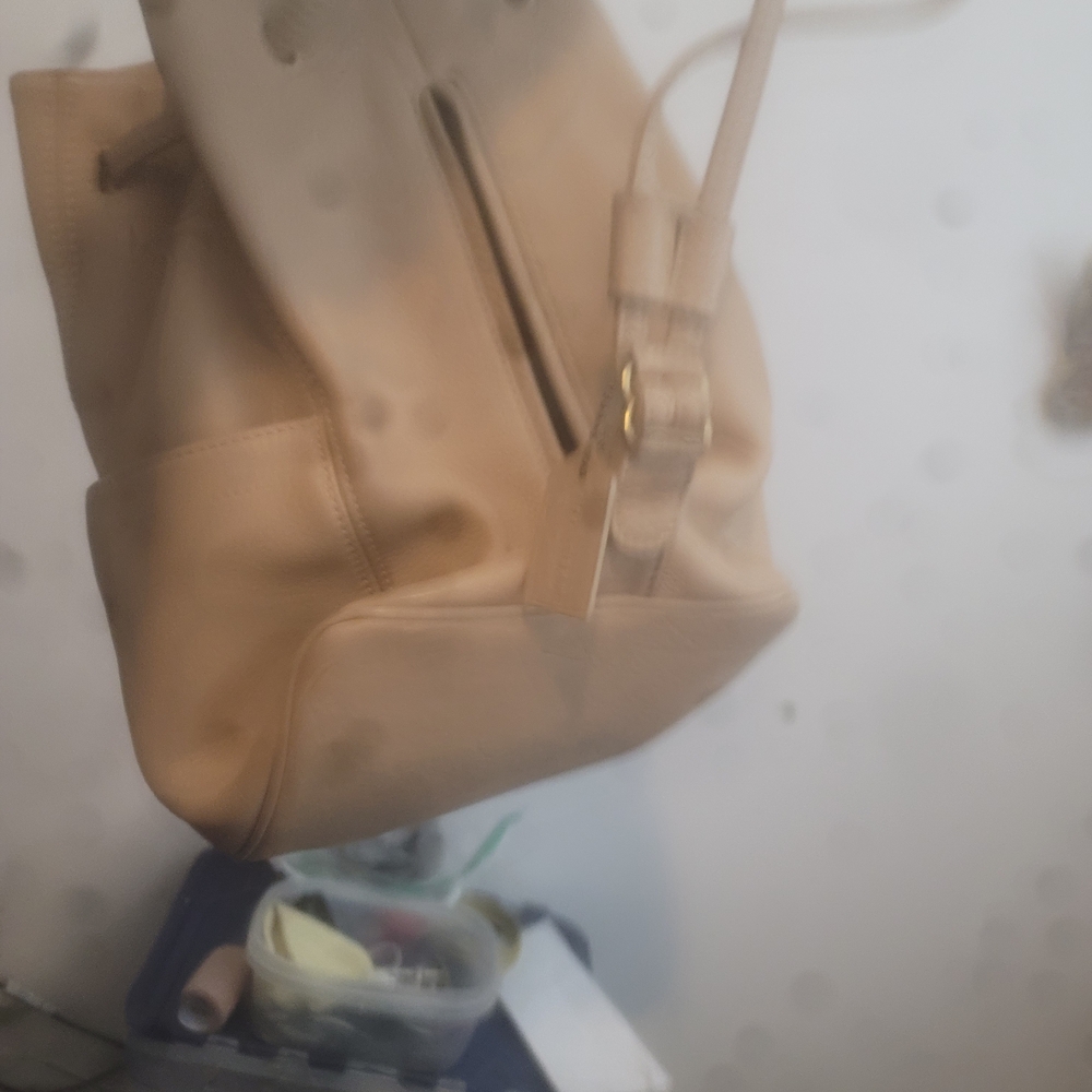 Coach Beige Drawstring Backpack - Picture 4 of 6